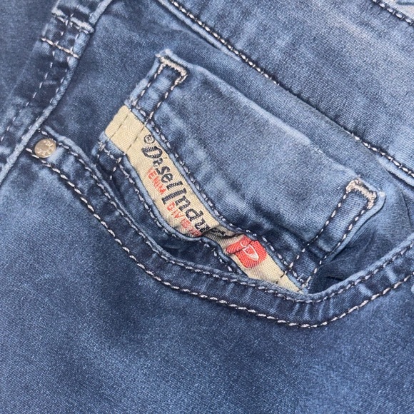 DIESEL women's super slim skinny low waist jeans size W27 L32 - Picture 6 of 7